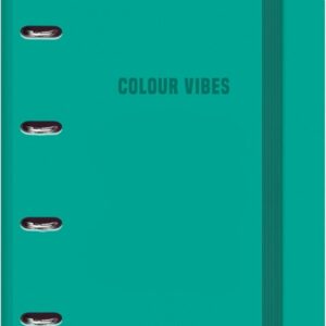 dohe colour vibes polyfoam carpeta de 4 anillas mixtas de 35mm a4 recambio 100 hojas cuadricula 5mm cubierta de polyfoam 2mm cierre con goma incluye 4 separadores y sobre de polipropileno color verde