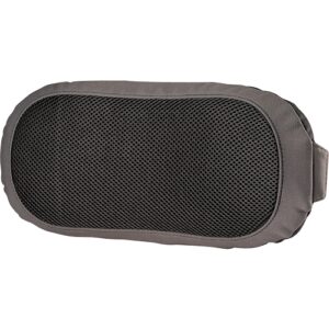 fellowes i spire series cojin lumbar correa ajustable fabricado en suave espuma color negro/gris