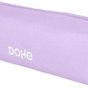dohe serenity portatodo cuadrado cierre con cremallera y tirador de goma color morado
