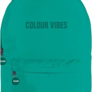 dohe daypack colour vibes mochila escolar varios compartimentos asa superior tirantes acolchados y ajustables fabricada en poliester color verde
