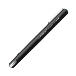 stabilo dr!ver rotulador de punta media 0.8mm tinta a prueba de manchas, inodora y con base al agua fabricado con 94% de bioplastico color verde