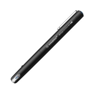 stabilo dr!ver rotulador de punta media 0.8mm tinta a prueba de manchas, inodora y con base al agua fabricado con 94% de bioplastico color azul