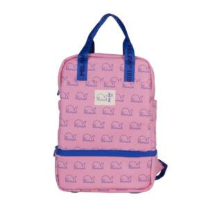 milan coleccion 460 mochila infantil con compartimento isotermico amplio compartimento interior 2 bolsillos laterales capacidad total 9,5l color rosa/azul