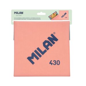 milan coleccion 430 bolsa isotermica porta alimentos 0.3l forro interior isotermico color rosa