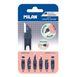 milan coleccion 430 hoja ceramica reemplazable para cuter stick