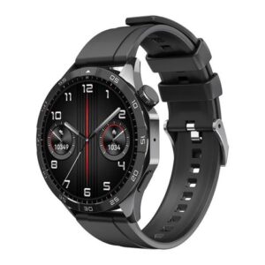 xo watch4 reloj inteligente smartwatch pantalla redonda 1.43" amoled llamadas bt multideporte ip68 color negro