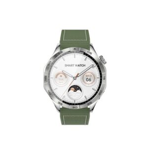 xo watch4 reloj inteligente smartwatch pantalla redonda 1.43" amoled llamadas bt multideporte ip68 color verde