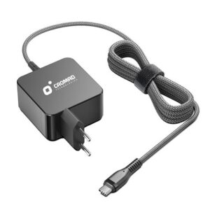 cromad cr1204 cargador universal de pared para portatil usb c 65w carga rapida pd 3.0 cable de 1.50m color negro