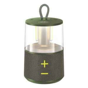 xo f59 altavoz bluetooth 5w con lampara camping color verde
