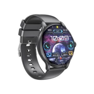 xo j11 reloj inteligente smartwatch pantalla redonda 2.06" hd asistente de voz control de musica always on display llamadas bt ip68 color negro