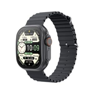 xo m11 ultra reloj inteligente smartwatch pantalla cuadrada 2,01" curva llamadas bt nfc multideporte tensiometro, pulsometro y control de oxigeno cargador magnetico color negro