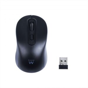 ewent ew3218 raton inalambrico usb 1600dpi 4 botones uso ambidiestro color negro