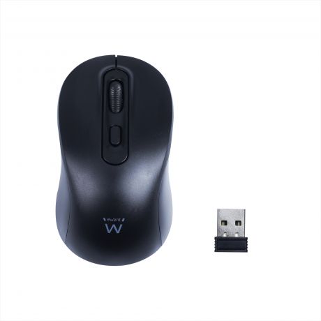 ewent ew3218 raton inalambrico usb 1600dpi 4 botones uso ambidiestro color negro
