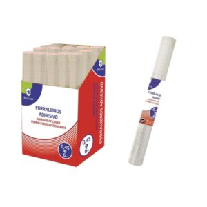 bismark rollo de polipropileno 6x0.45m autoadhesivo cuadricula de precision transparente