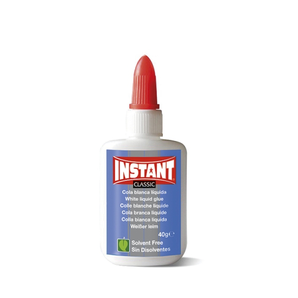 instant classic cola blanca 40gr apto para uso infantil y/o domestico sin disolventes color blanco