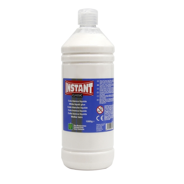 instant classic cola blanca 1000gr apto para uso infantil y/o domestico sin disolventes color blanco