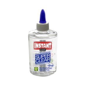 instant classic super clear cola transparente 147ml apto para uso infantil y/o domestico sin disolventes transparente