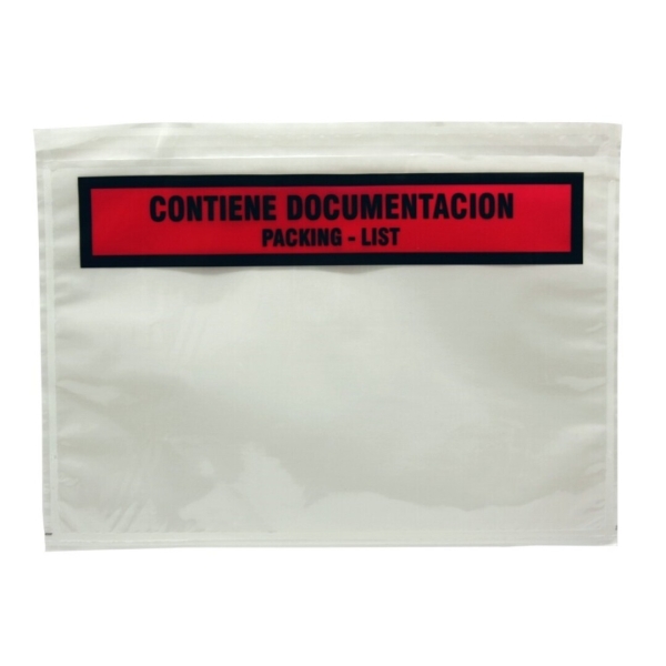 sobre autoadhesivo para envio de documentos 240x180mm packing list