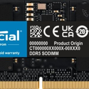 crucial memoria ram ddr5 16gb 5600mhz cl46 sodimm