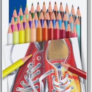 staedtler 175 caja metalica de 36 lapices hexagonales de colores colores surtidos