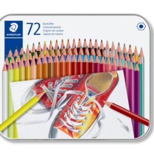 staedtler 175 caja metalica de 72 lapices hexagonales de colores colores surtidos