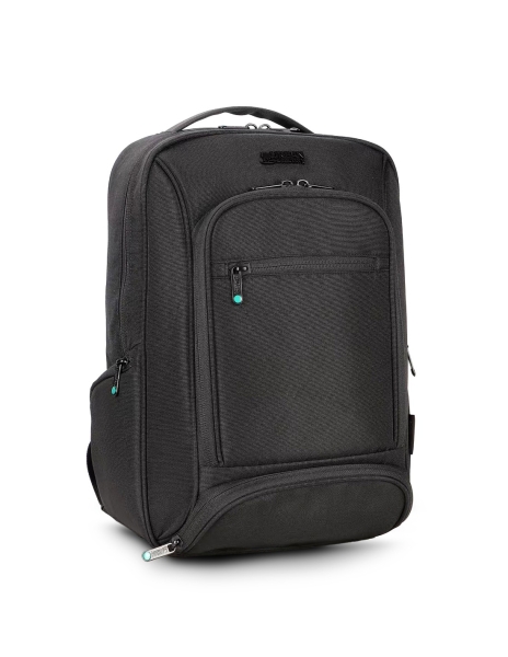 urban factory mixee mochila compacta para portatil hasta 14" ecologica color negro