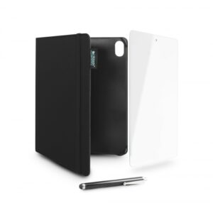 urban factory greenee pack funda, lapiz y cristal templado para ipad 10ª generacion 10.9" ecologico color negro