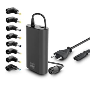 urban factory alee cargador universal para portatil de 45w 1x usb a color negro