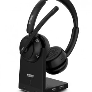 urban factory movee max auriculares bluetooth 5.2 reduccion activa de ruido soporte de carga microfono con reduccion de ruido ambiental color negro