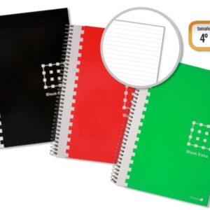 golden cuaderno espiral 4º 80 hojas 60grs 1 raya margen remarcado tapa extradura colores surtidos