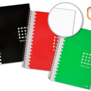 golden cuaderno espiral 4º 80 hojas 60grs pautado margen remarcado tapa extradura colores surtidos