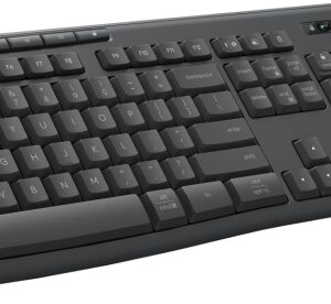 logitech mk370 pack inalambrico usb teclado multimedia + raton 1000dpi 3 botones uso ambidiestro color negro