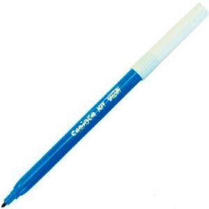 carioca joy rotulador monocolor cuerpo redondo tinta superlavable punta fina 2.8mm bloqueada tapa ventilada color azul