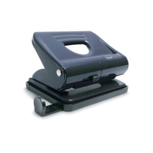 rapesco 820 taladro perforador metalico hasta 22 hojas marcas de formato facil vaciado color negro