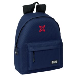 safta munich basicos mochila asa de mano 33x42x15cm color azul marino