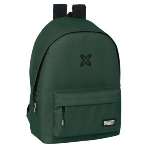 safta munich basicos mochila para portatil 15.6" conector usb 2 compartimentos 31x44x18cm color verde