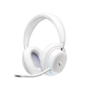 logitech g735 auriculares gaming inalambricos dts 7.1 con microfono tecnologia lightspeed autonomia hasta 56h compatibilidad dolby atmos color blanco
