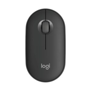 logitech pebble mouse 2 m350s raton inalambrico usb 1000dpi multidispositivo uso ambidiestro color grafito