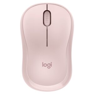 logitech m240 silent raton bluetooth 3 botones uso ambidiestro color rosado