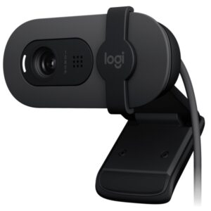 logitech brio 100 webcam full hd 2 megapixeles antirreflectante color grafito