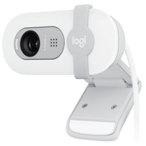 logitech brio 100 webcam full hd 2 megapixeles antirreflectante color blanco crudo