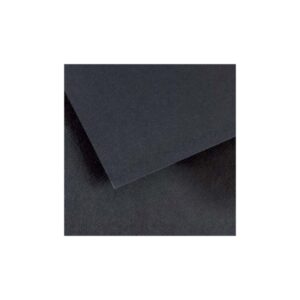 canson mi teintes pack de 10 hojas 160 g/m² tamaño 50 x 65cm doble cara grano nido de abeja y grano fino certificado fsc color negro