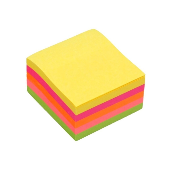 bismark taco de 250 notas adhesivas 50x50mm 5 colores neon