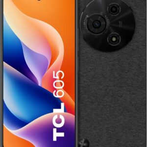tcl 605 smartphone 6.75" 8gb 256gb camara 50mp bateria 5200mah color negro