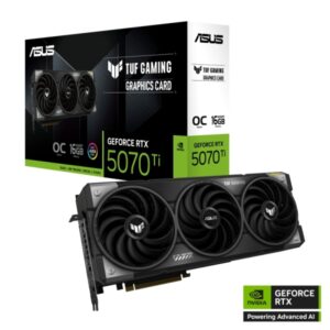 asus tuf geforce gaming rtx5070ti o16g tarjeta grafica 16gb gddr7 oc edition