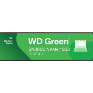 wd green sn3000 disco duro sólida 500 gb pcie 4.0 x4 (nvme)