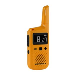 motorola t72 pack 2 walkie talkies 16 canales pmr446 + 121 codigos de privacidad alcance hasta 8km autonomia hasta 24h ip54