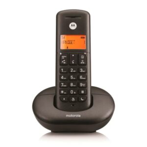 motorola e201 telefono inalambrico dect identificador de llamada manos libres