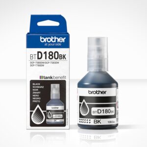 brother btd180bk negro botella de tinta original btd180bk