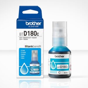 brother btd180c cyan botella de tinta original btd180c